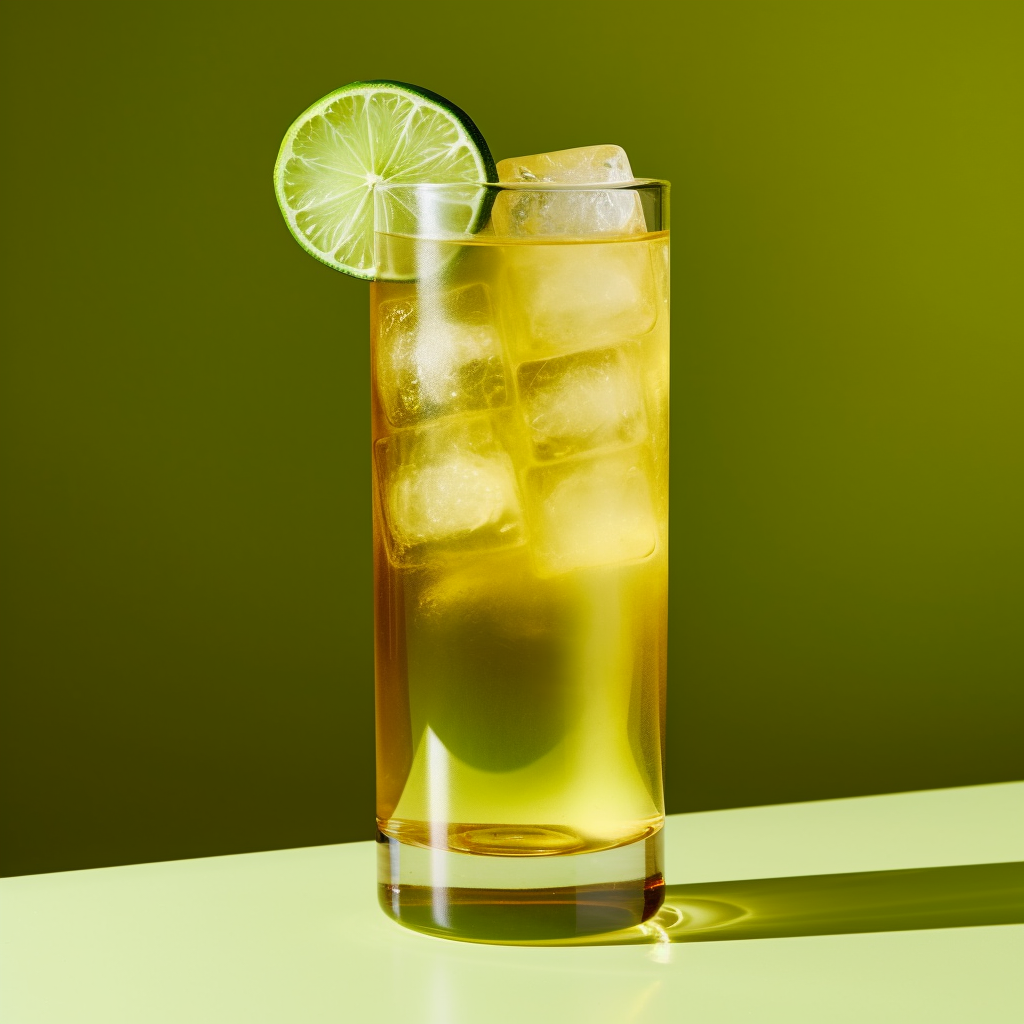 Gin & Appelsap cocktail stookers organic green