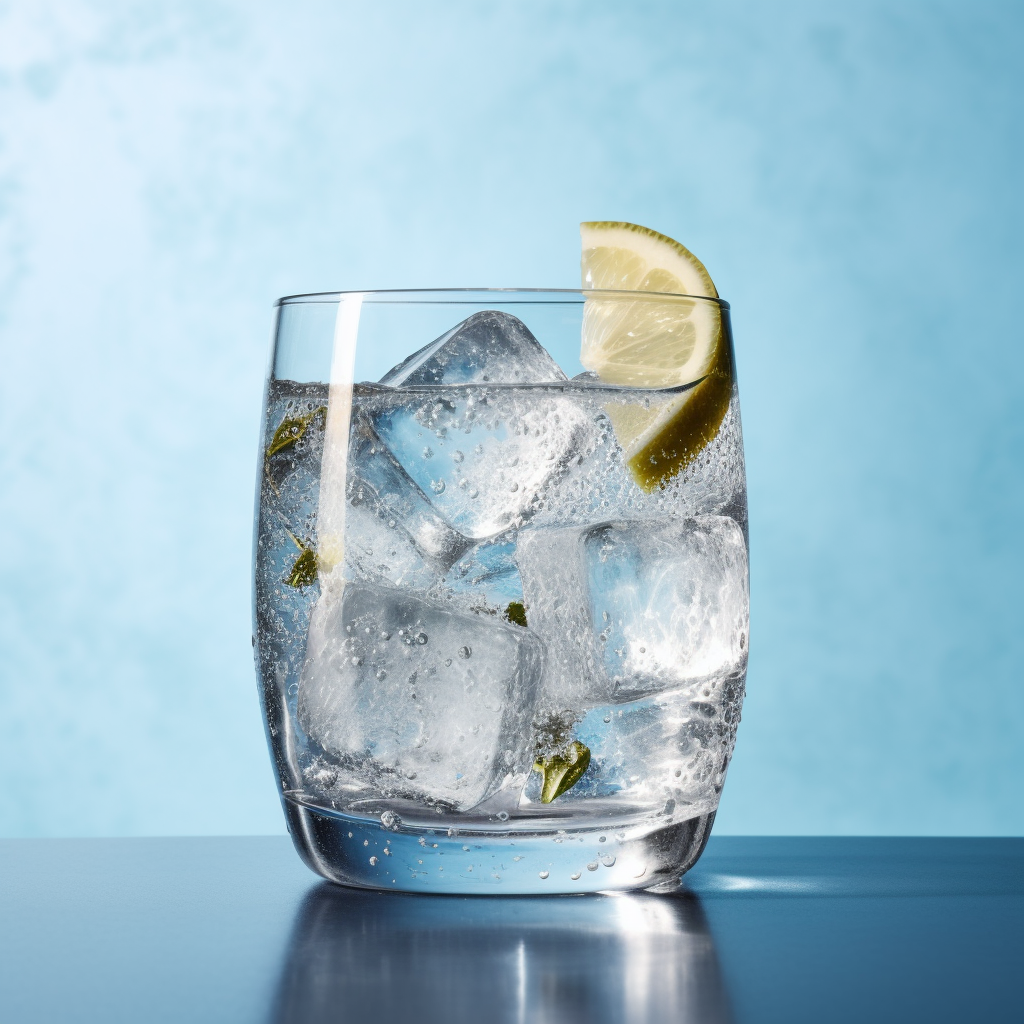 Gin and Tonic Cocktail product shot