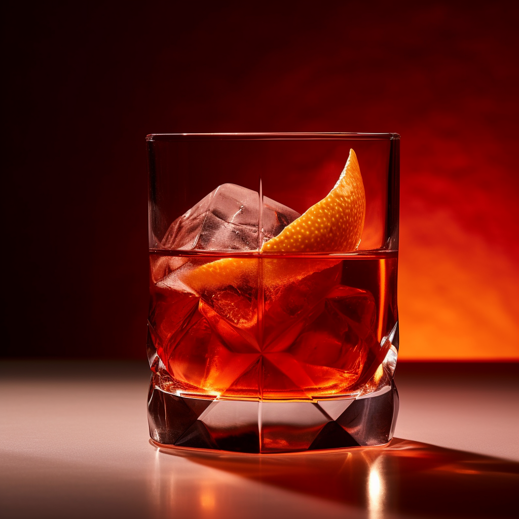 Gin Boulevardier Cocktail product shot