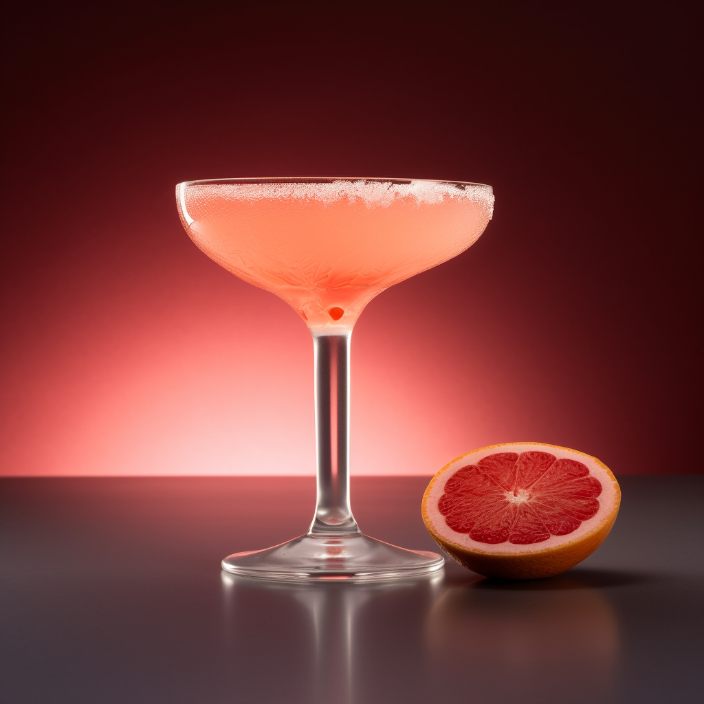 Grapefruit Martini cocktail product shot