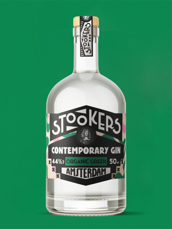 organic gin, stookers gin, biologisch, packshot